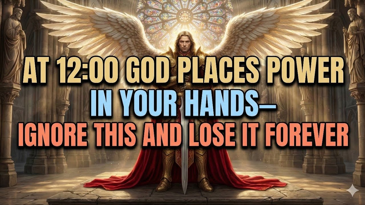 ♾️ At exactly 12:00, God is placing something powerful into your hands—Archangel Michael says this..