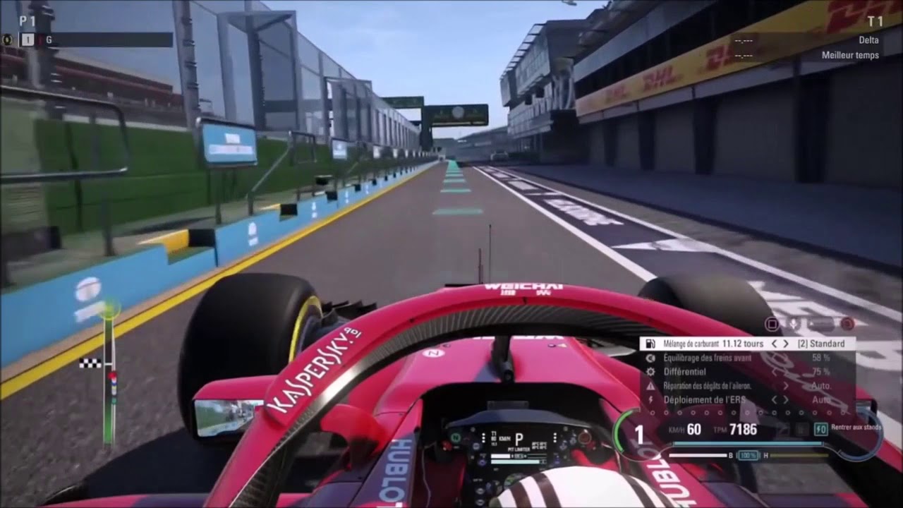 F1 2018: Ferrari SF71H Gameplay @ Melbourne (Career Mode)