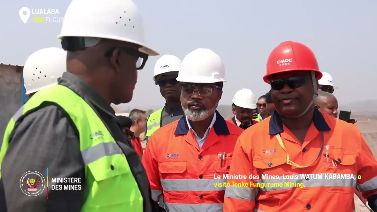 L1ère visite officielle du Ministre des Mines, sur un site minier depuis sa nomination chez TFM