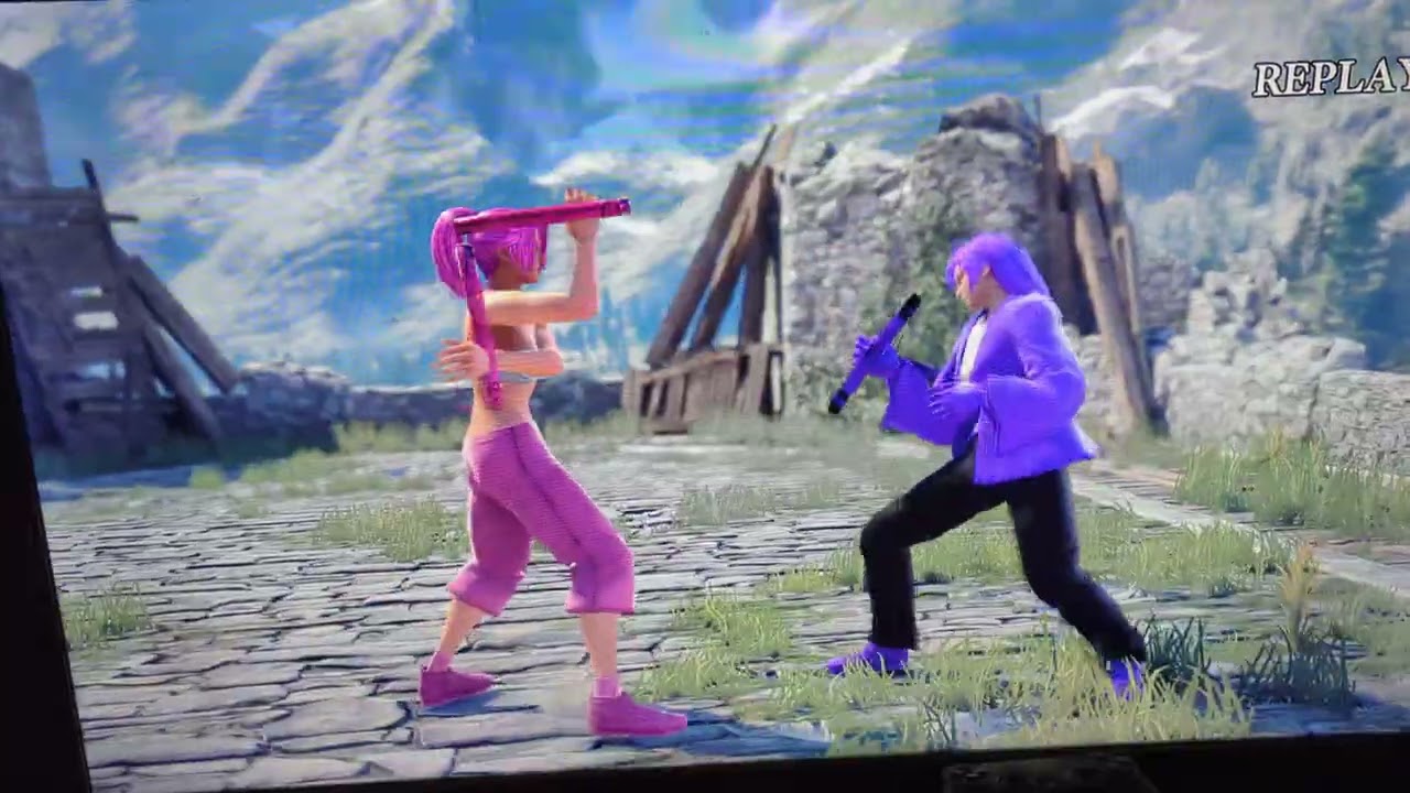 Tiesha Rose vs Ella Moonshine (Beyblade Burst) Soul Calibur 6 