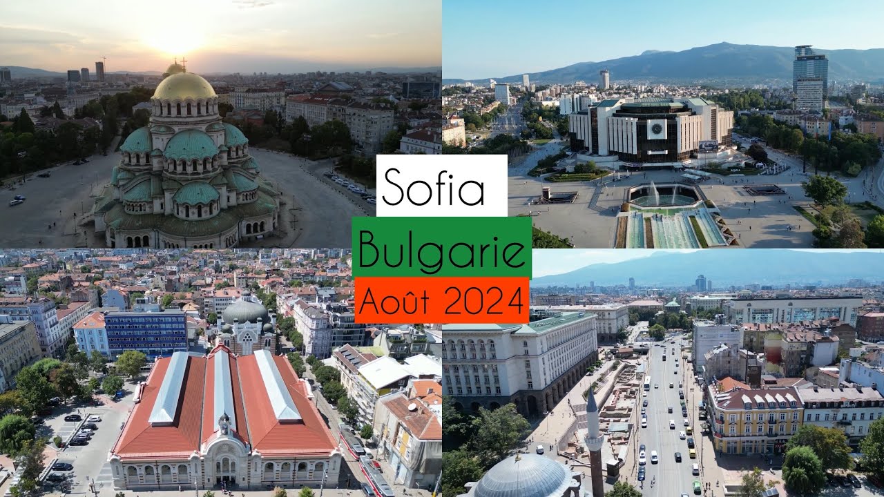Sofia Bulgaria 🇧🇬 Birdeye 4K UHD 60fps  Drone