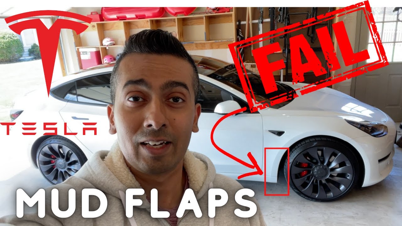 2021 Tesla Model 3 Mud Flaps / Splash Guard (OEM) POV Install - WATCH BEFORE YOU BUY!