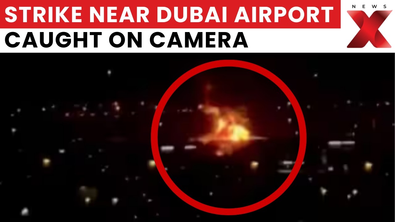 Dubai Airport ATTACKED: Iranian Drone Hits Fuel Tank Near Dubai Airport, Massive Fire Erupts