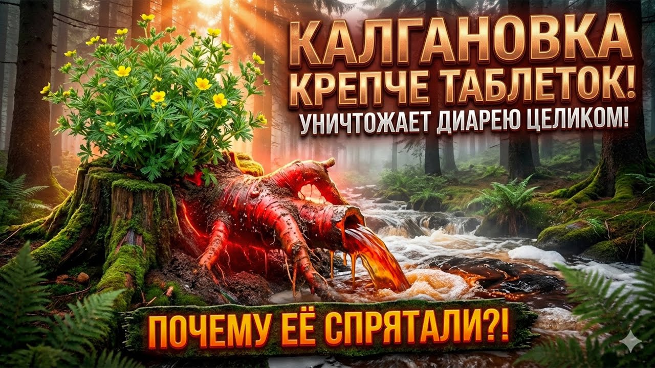 Суровая народная медицина против диареи: калгановка, крепче любой таблетки!