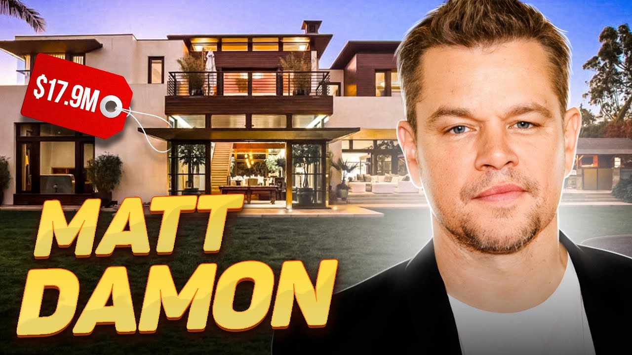 Cómo vive Matt Damon y cuánto gana