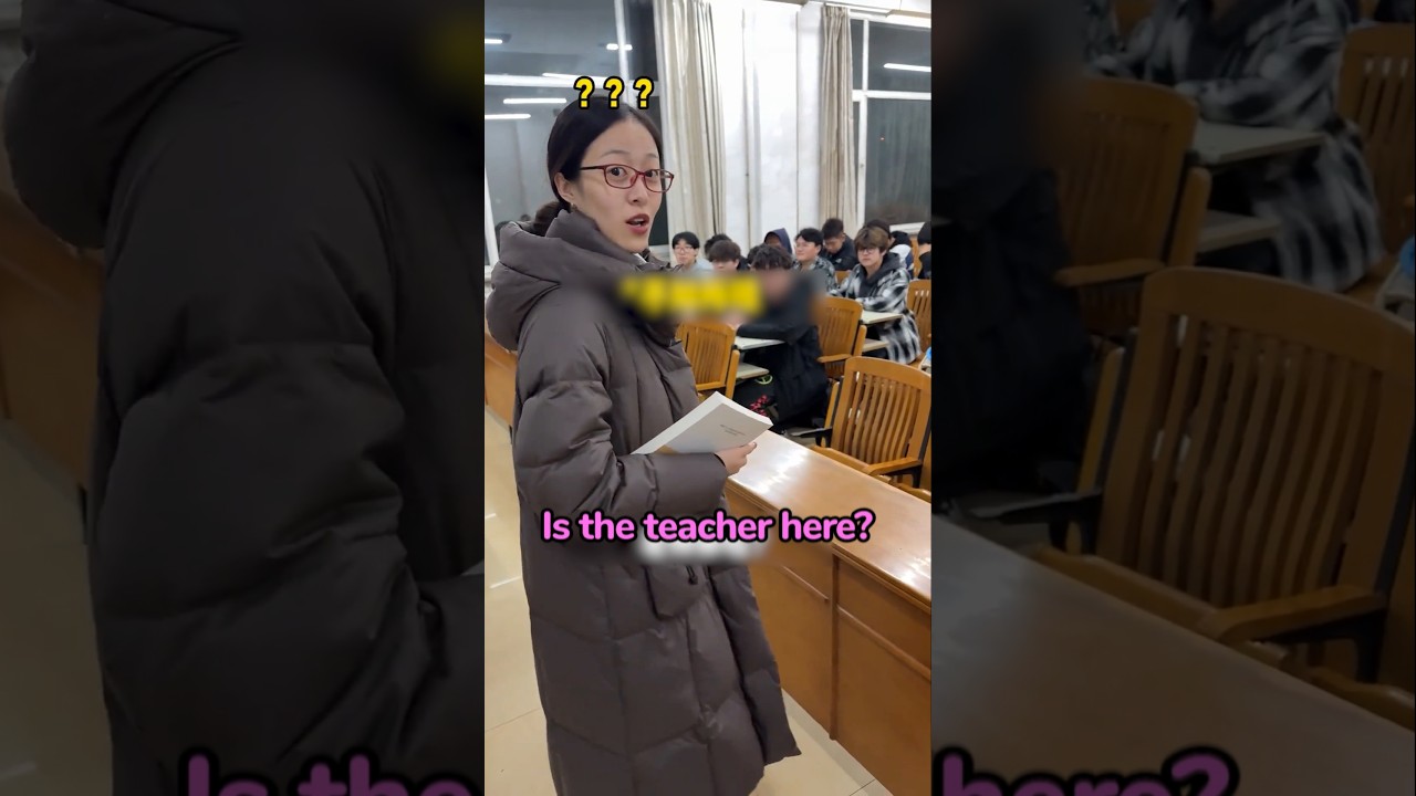 Student Walks Around Pretending to be Teacher