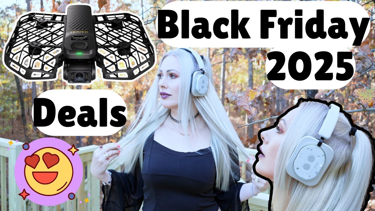 BEST BLACK FRIDAY 2025 DEALS! HOVERAir X1 PROMAX Action Flying Camera Nothing Headphones and Earbuds