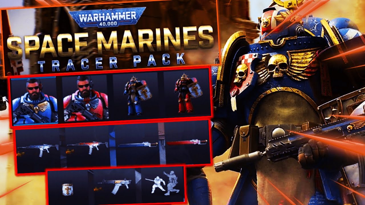 *NEW* Tracer Pack: WARHAMMER 40K - SPACE MARINES Bundle