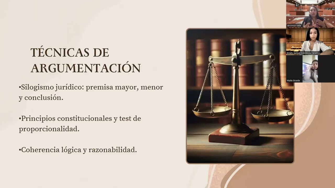 Técnicas de argumentación y retórica jurídica