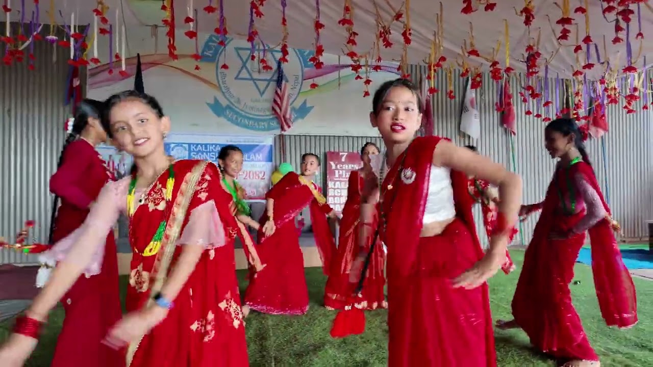Dance Performance – Team 15 | Kalika Sanskarkulam School | Haritalika Teej 2082