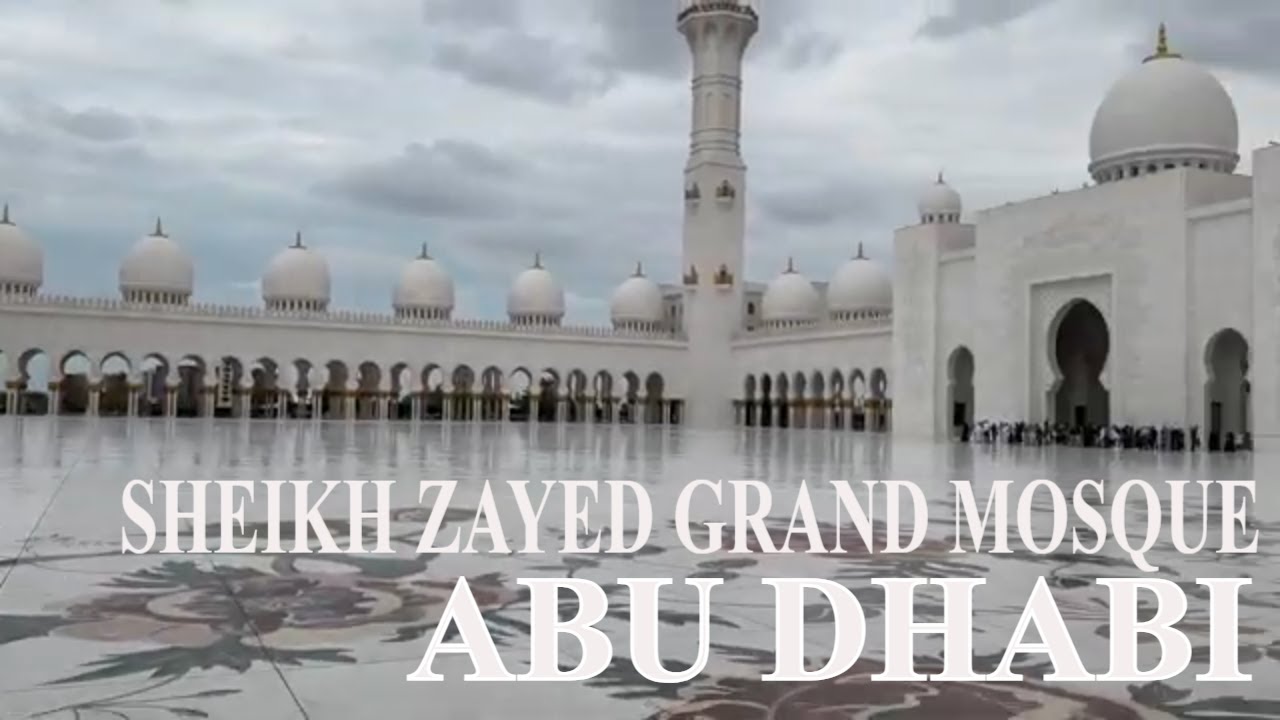 Divine Beauty at Sheikh Zayed Mosque Abu Dhabi