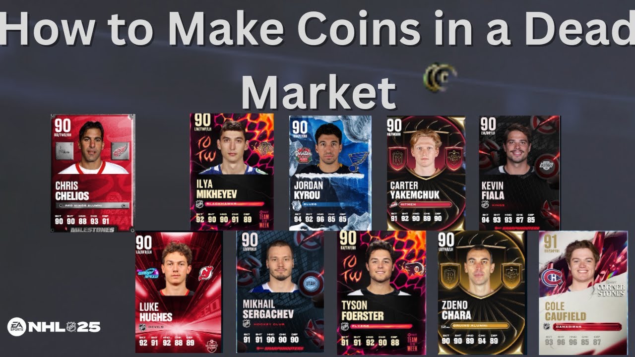 How to Make Coins in a Barren Market: NHL 25 HUT Market Tips