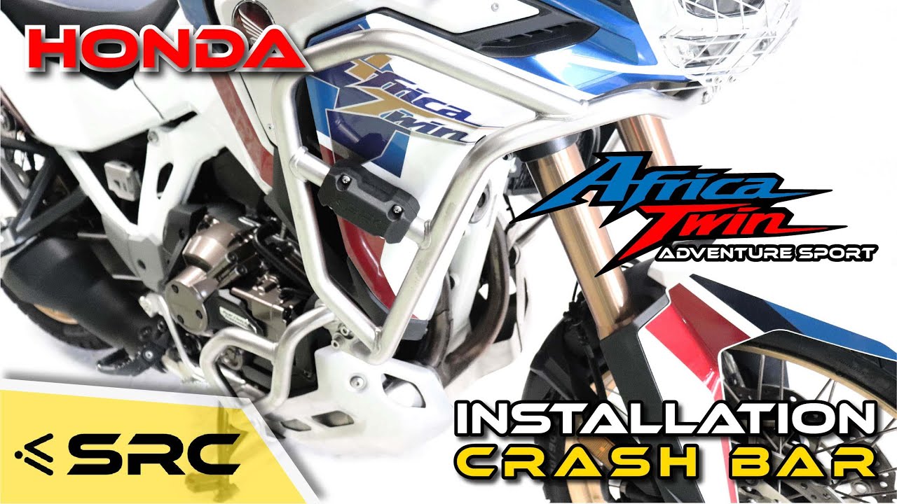HONDA CRF 1100 L AFRICA TWIN ADVENTURE SPORT CRASH BAR INSTALL