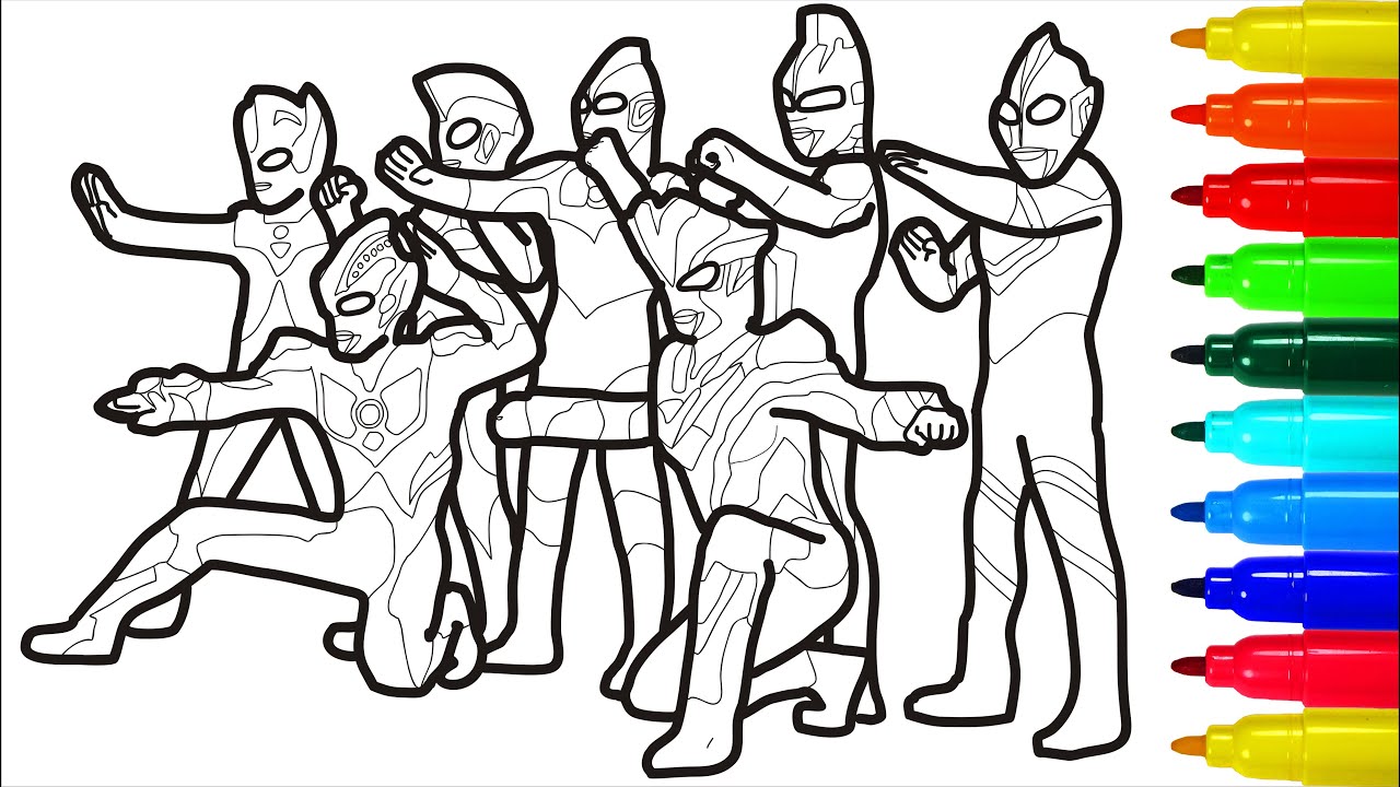Ultraman UFO Coloring Pages