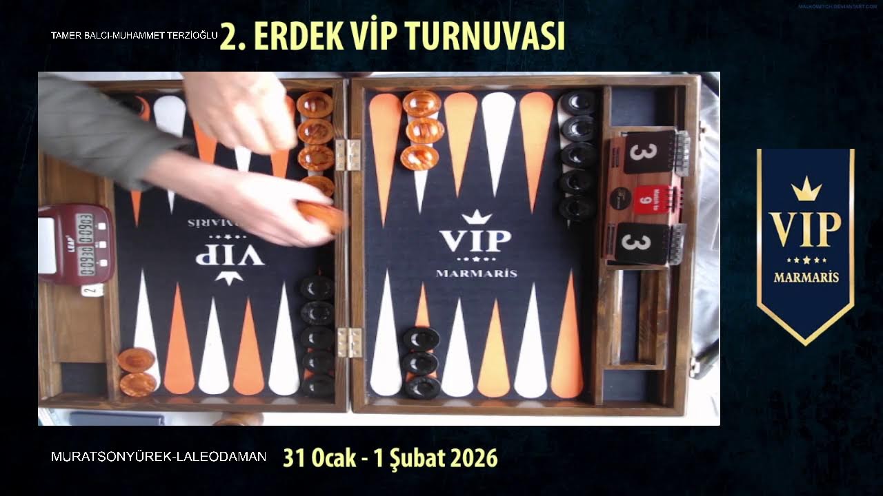 LALEODAMAN-MURATSONYÜREK/TAMER BALCI-MUHAMMET TERZİOĞLU2.ERDEK VİP Turnuvası