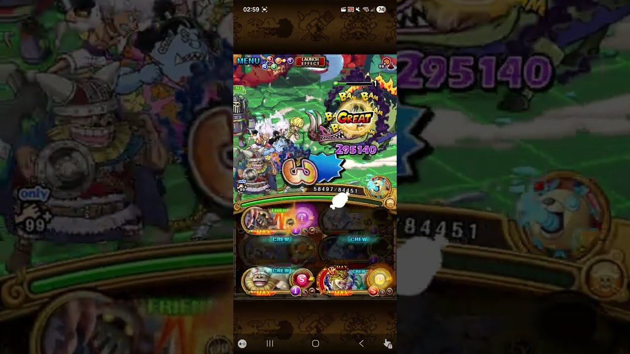 OPTC BLITZ BATTLE VS FIVE ELDERS! REPLACE SATURN FOR JINBE EASY WIN GOGO