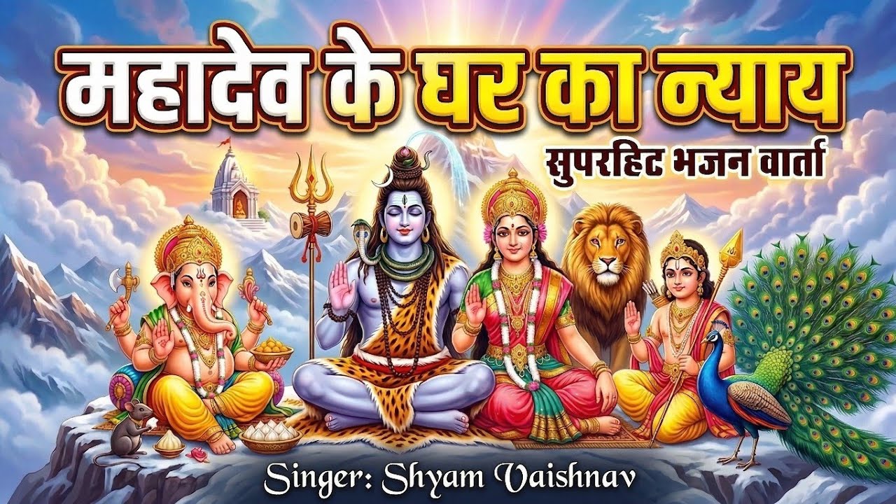 महादेव के घर का न्याय || Mahadev Ke Ghar Ka Nayay || मारवाडी देसी भजन || श्याम वैष्णव