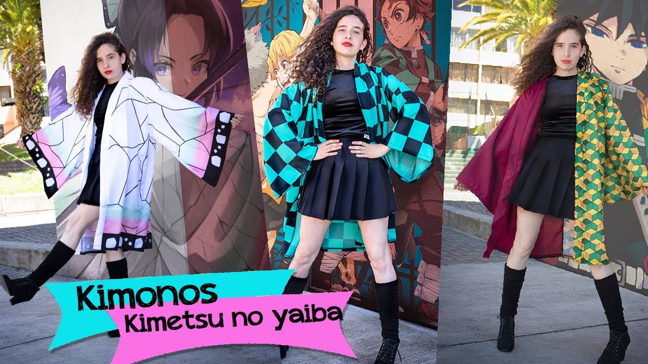 Probando los cosplay de Demon slayer Tanjiro, NEzuko, Zenitsu, Tomioka, Shinobu y más