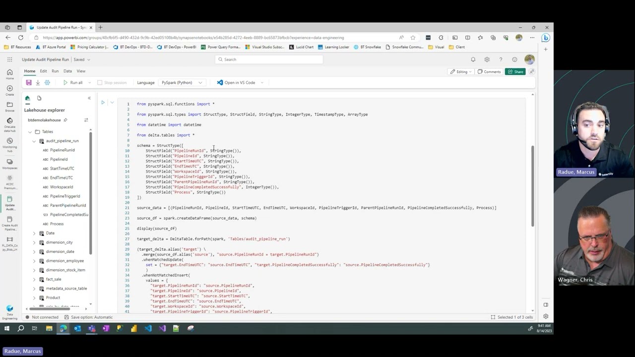 Fabric Pipelines - Capture Pipeline Metadata