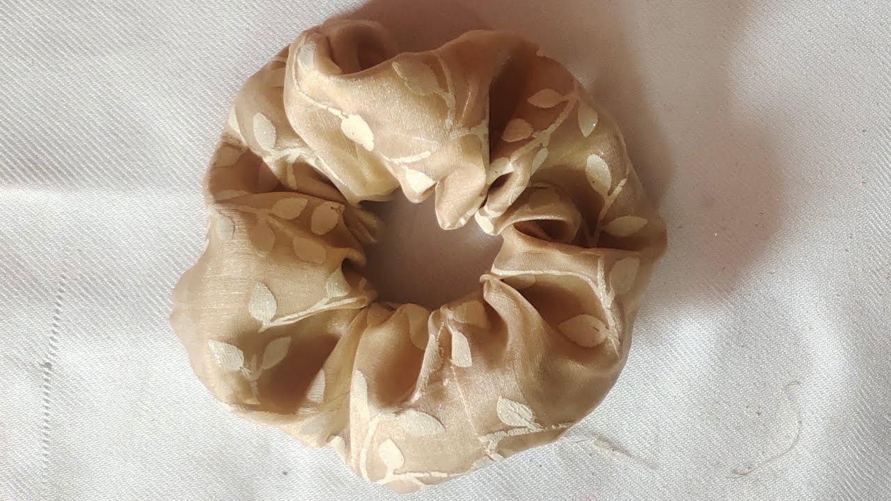 Double layer scrunchies tutorial 