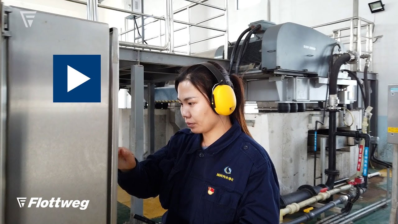 Flottweg in use worldwide: Successful sewage sludge treatment in Zhengzhou