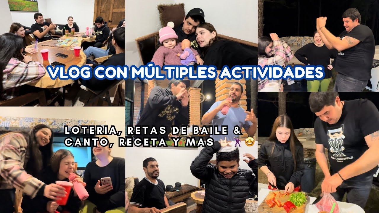 RETAS DE BAILE Y CANTO, RECETA, LOTERÍA Y MÁS… chavitos multifacéticos | VLOG