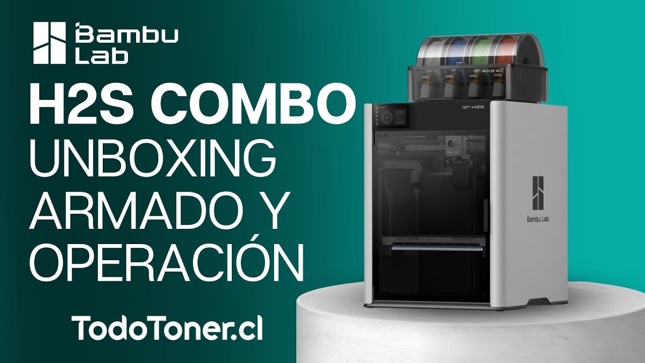 BAMBU LAB | H2S Unboxing y Tutorial de Armado 🛠 (En Español)