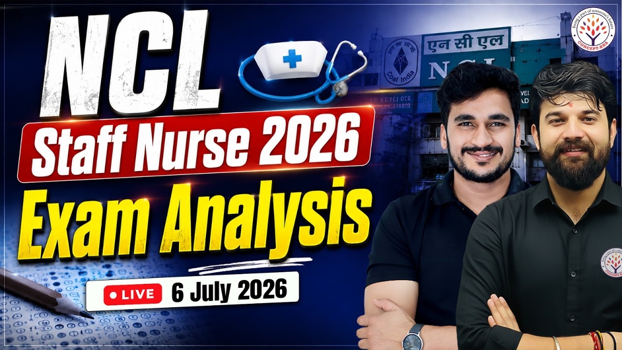 NCL 2026 Staff Nurse Exam Analysis | NCL Exam Paper Solution |NCL Staff Nurse Expected Cut Off 2026
