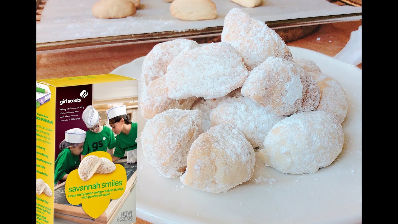 How To Make SAVANNAH SMILES (Lemon Girl Scout cookies)