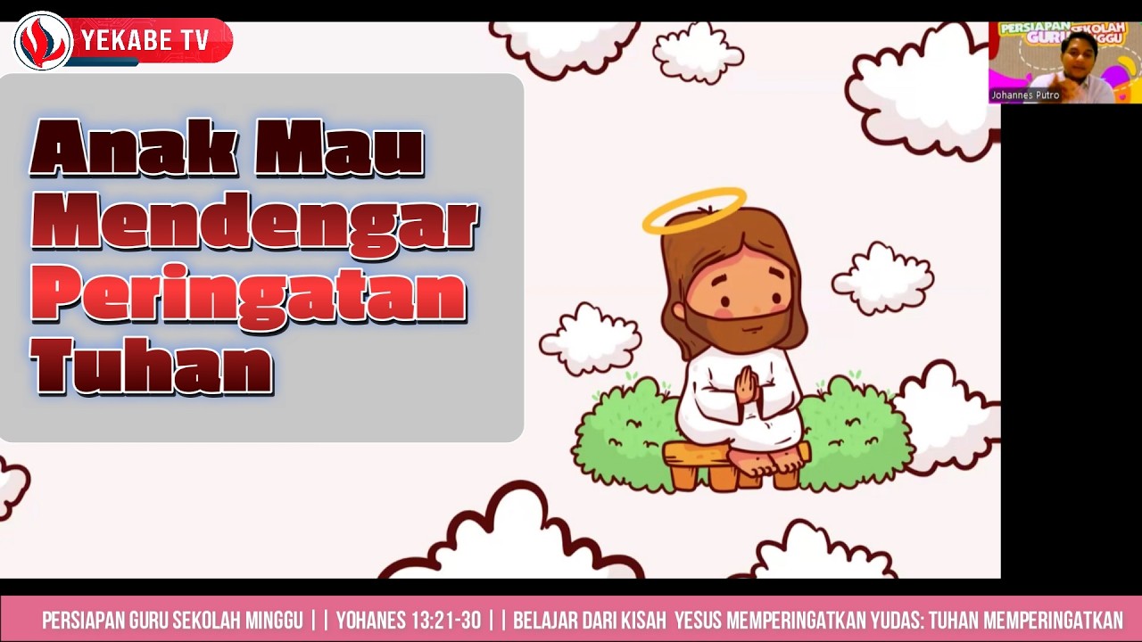 PGSM EPISODE 246 - BELAJAR DARI KISAH YESUS MEMPERINGATKAN YUDAS: TUHAN MEMPERINGATKAN
