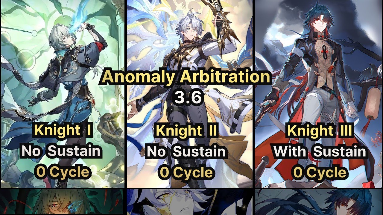 0 Cycles All Knights Anomaly Arbitration Knight | Honkai: Star Rail 3.6