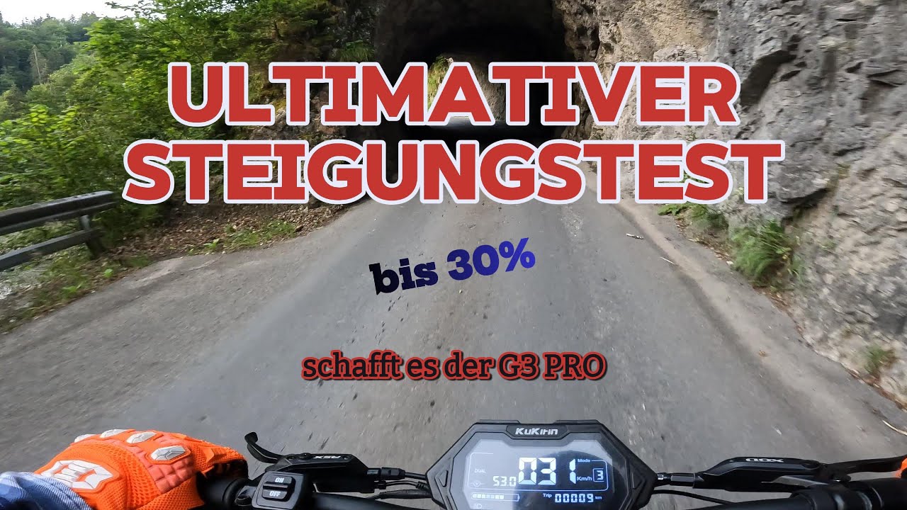 Kukirin G3 Pro Ultimate hillclimb