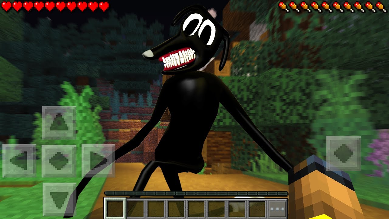 I FOUND CARTOON DOG in Minecraft Pocket Edition!
