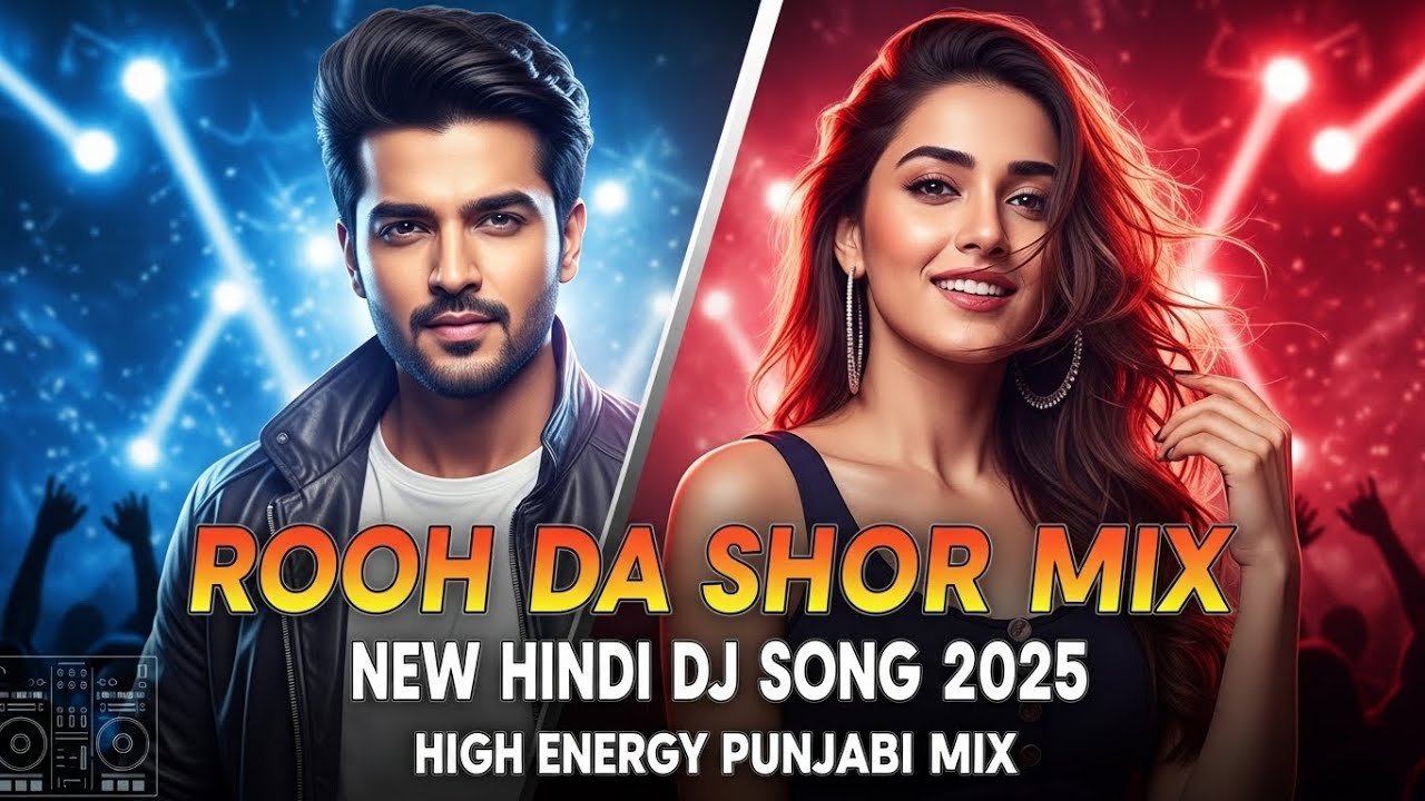 Rooh Da Shor Mix| New Hindi DJ Song 2025 | High Energy Punjabi Mix | Latest Bollywood Party Anthem