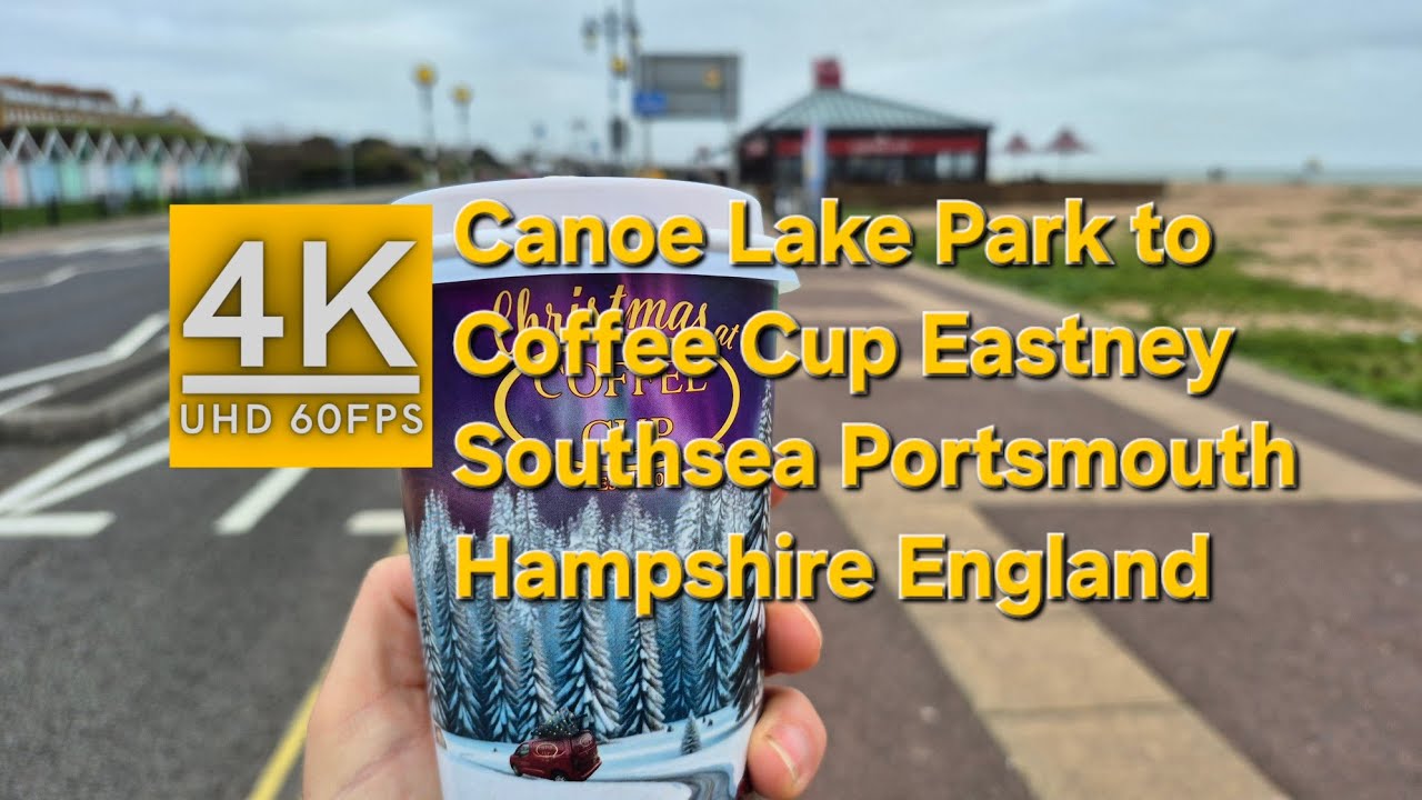 Weekly POV Walk | Canoe Lake Park to Coffee Cup Eastney | Southsea Portsmouth UK | December 2025