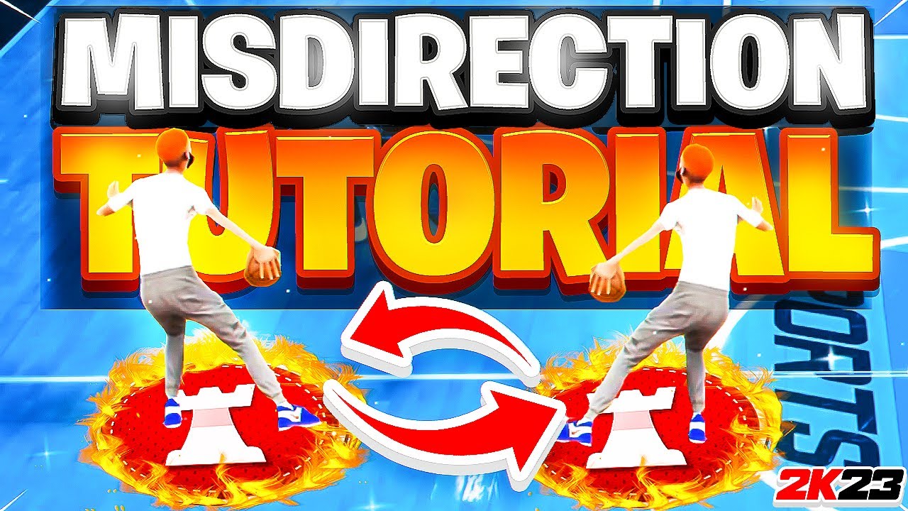 MISDIRECTION TUTORIAL IN NBA2K23! HOW TO MISDIRECTION IN NBA2K23! BEST GLITCHY CROSSOVER