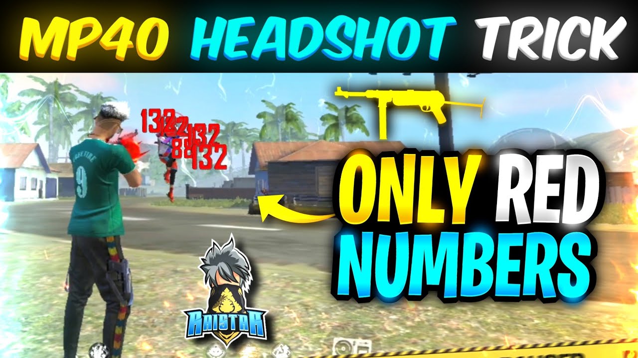 Mp40 Headshot Trick 😈 | Close Range Mp40 Headshot Trick | Mp40 Tips And Tricks | Garena Free Fire