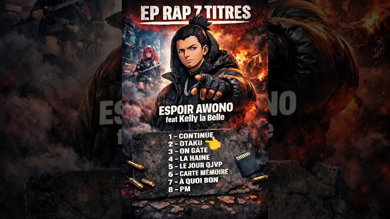 Espoir feat Kelly - Otaku (Audio officiel) Silence à la prod 