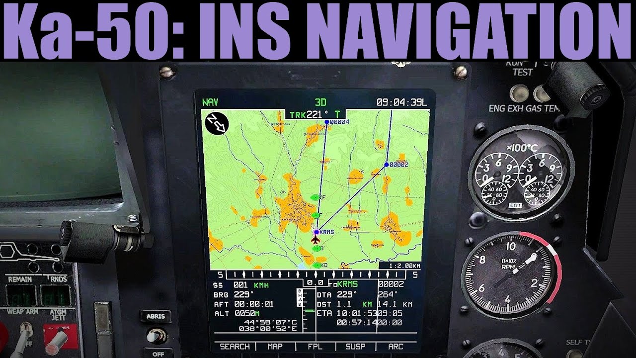 Ка-50 &laquo;Чёрная акула&raquo;: ABRIS, PVI-800, навигация | DCS WORLD