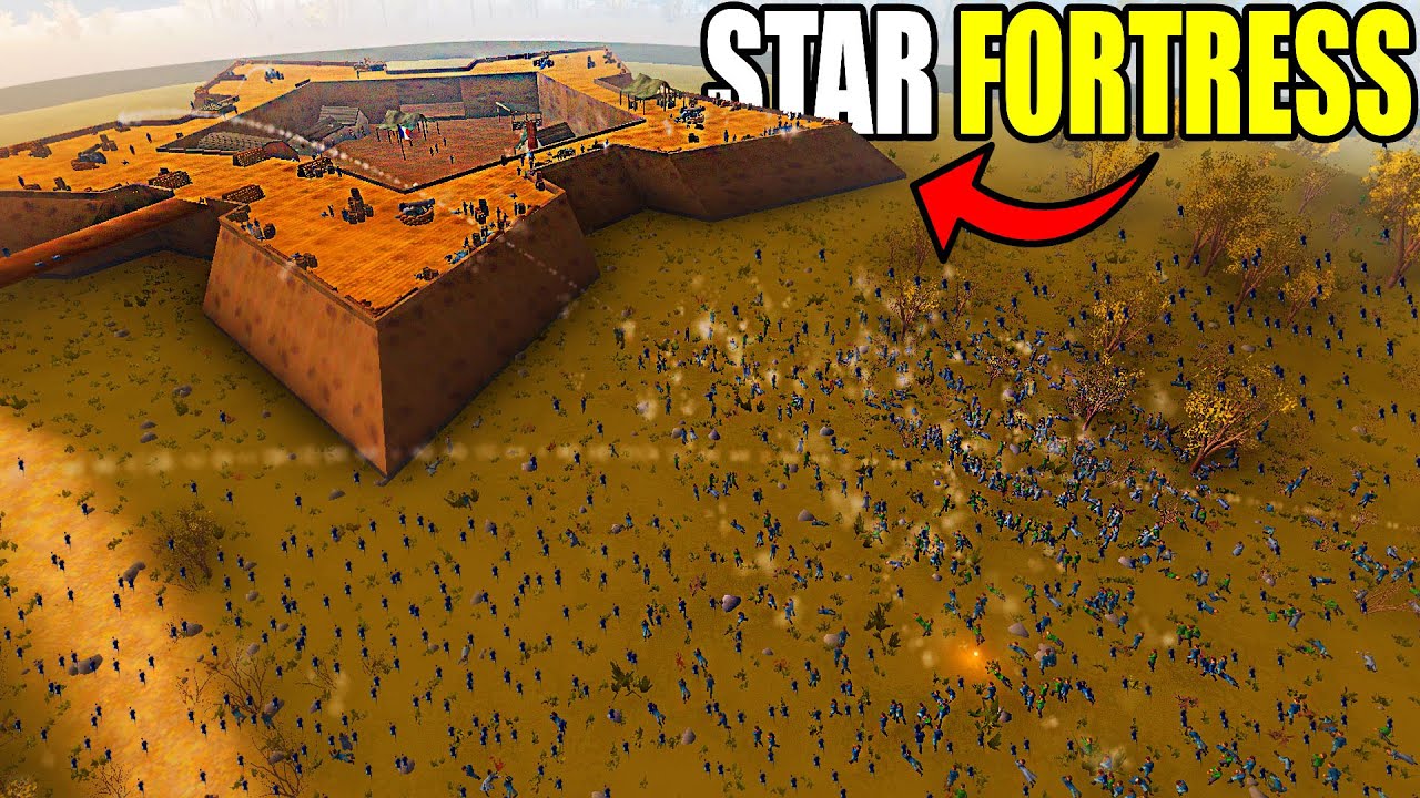 I built a STAR FORTRESS Defense in NEW Battle Simulator UPDATE! - Rising Front: French Army