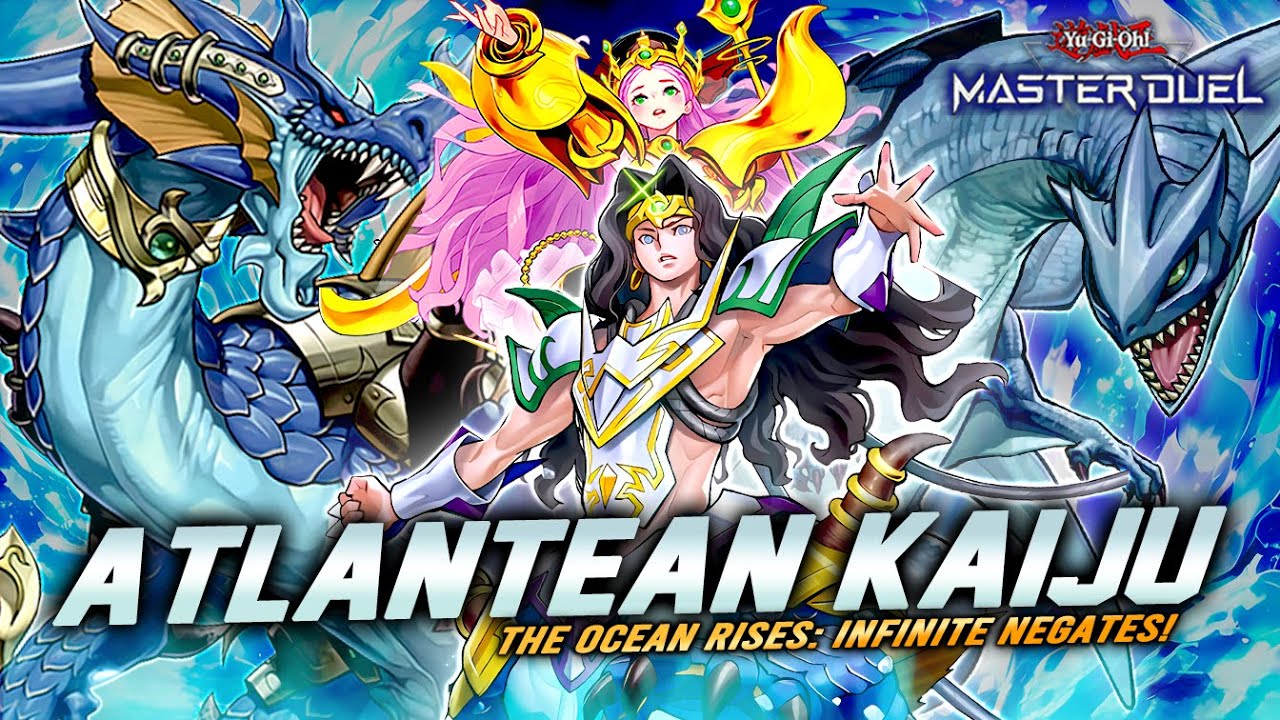 GAMECIEL KAIJU MOST COMPETITIVE DECK WITH ATLANTEAN MERMAIL = ENDLESS NEGATES! [Master Duel]