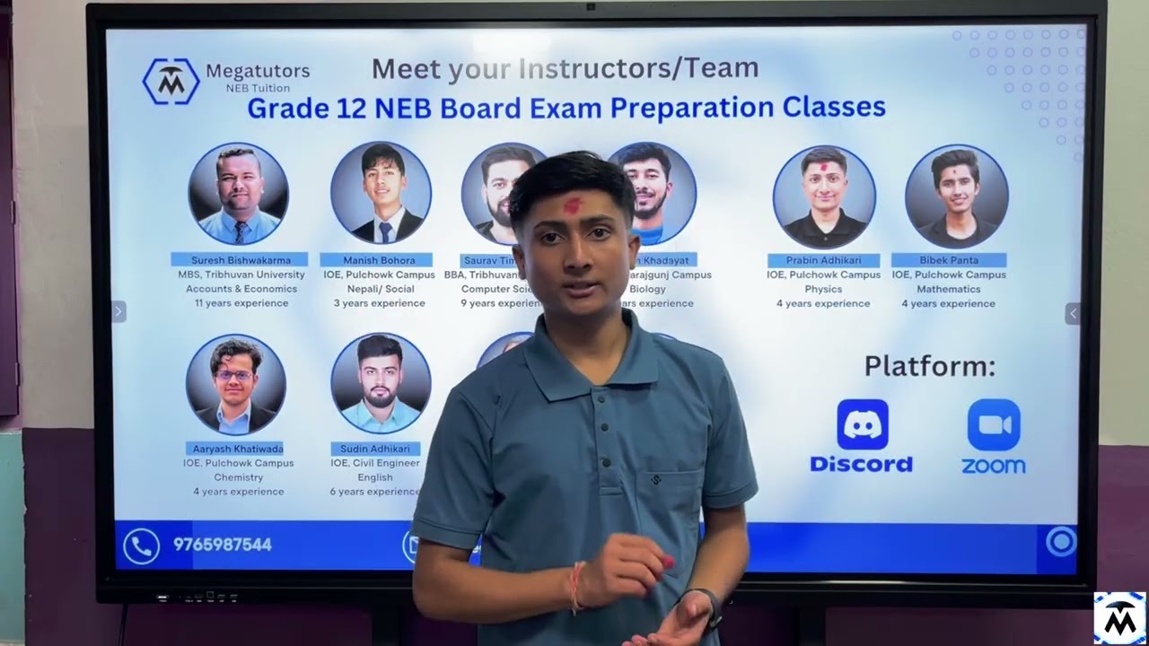 👉 Class 12 NEB Tuition Classes 2082 | English, Maths, Science, Account, Economics | Team Megatutors