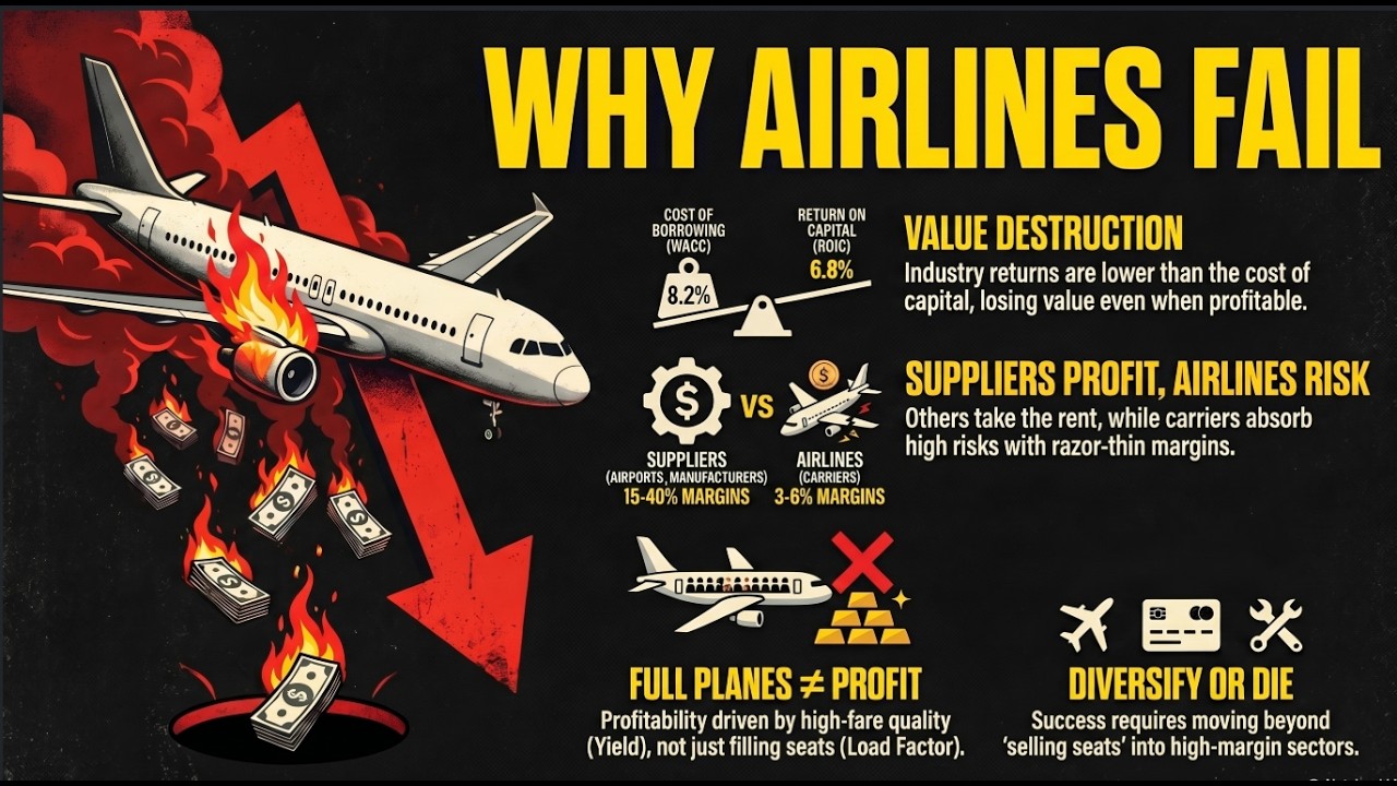 The Economic Paradox of Aviation: Why Global Airlines Struggle