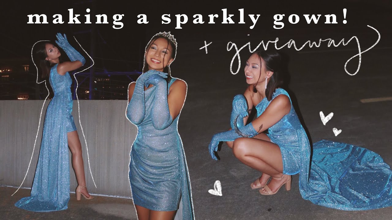Sewing a Sparkly Gown + 100K GIVEAWAY! // Making a Princess-Inspired Dress Just for Fun!