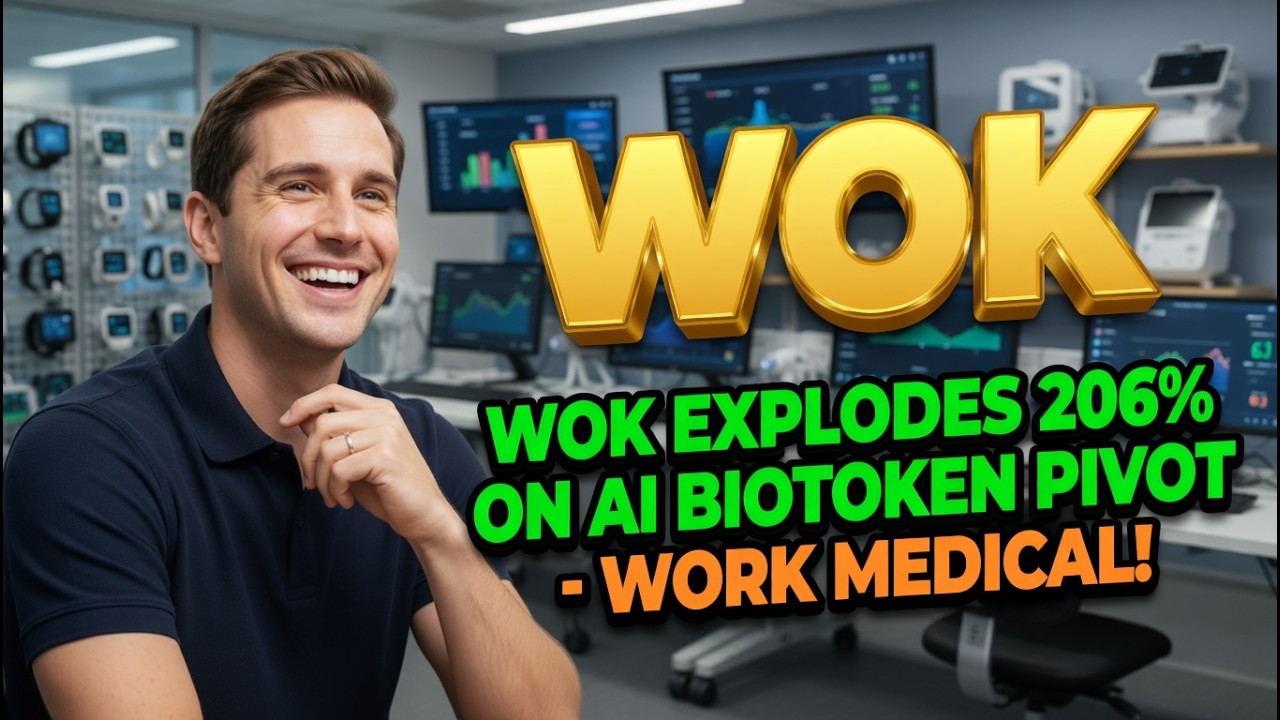 WOK Explodes 206% on AI BioToken Pivot - WORK Medical! WOK Stock Analysis