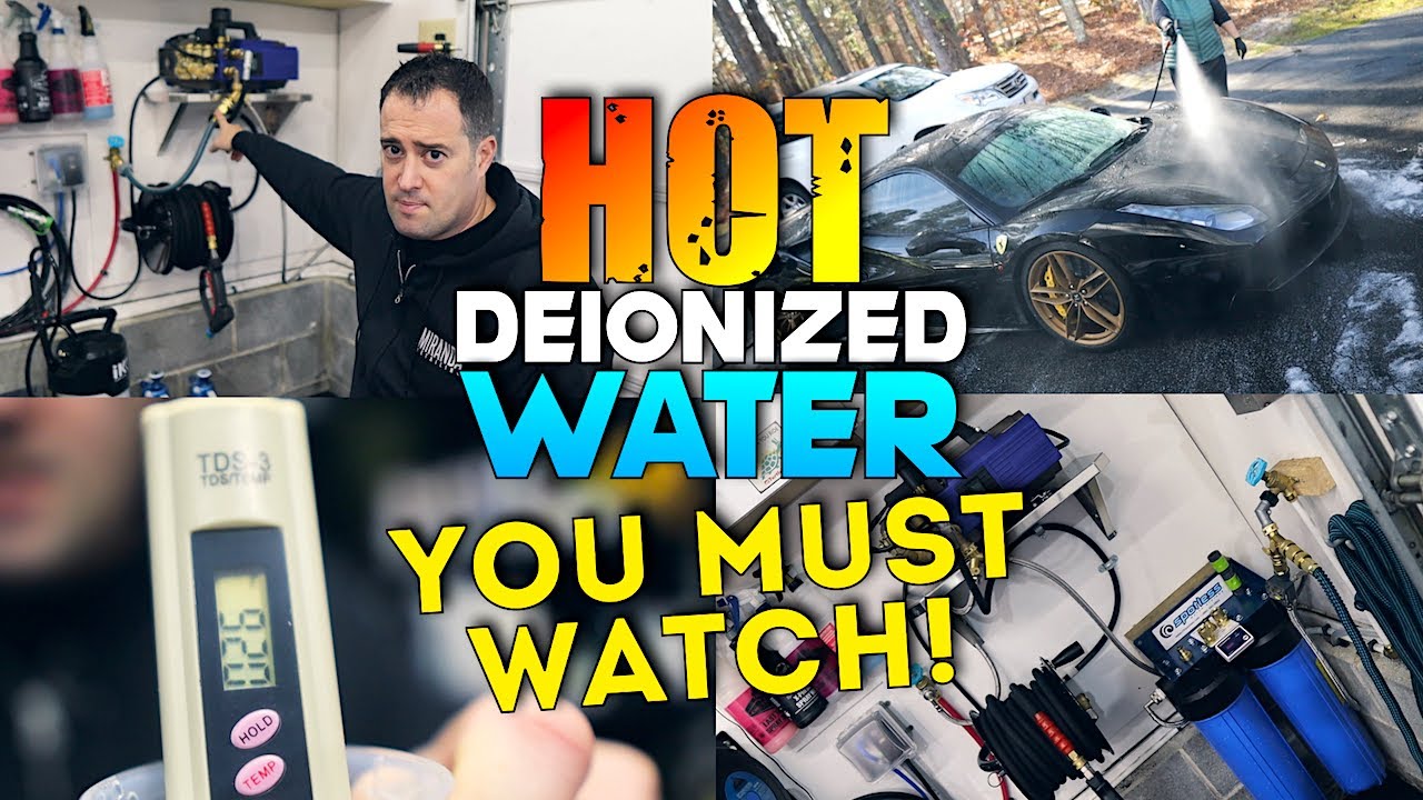 Hot DI Water Pressure Washer System! Perfect For Shop & Mobile Detailing Setup! / Ferrari 488 GTB