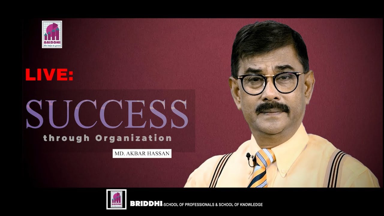 Facebook LIVE:  SUCCESS through Organization