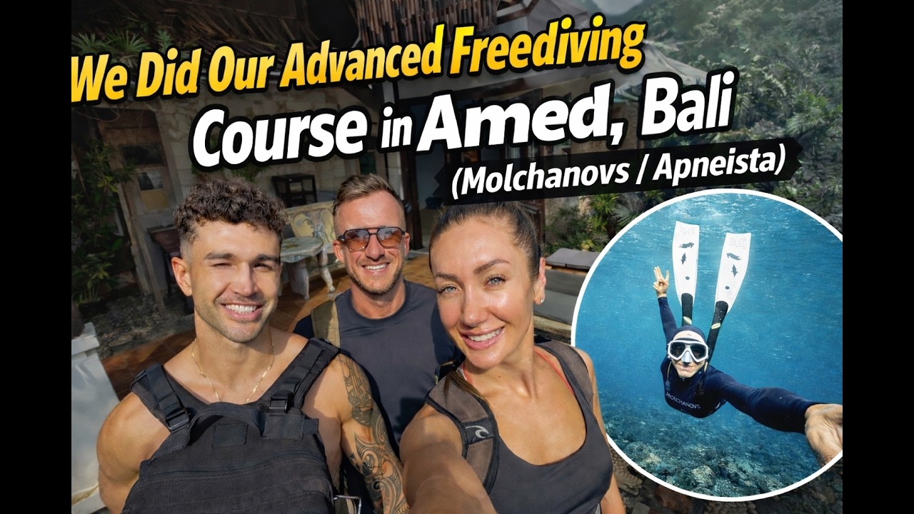 We Did Our Advanced Freediving Course in Amed, Bali (Molchanovs | Apneista)