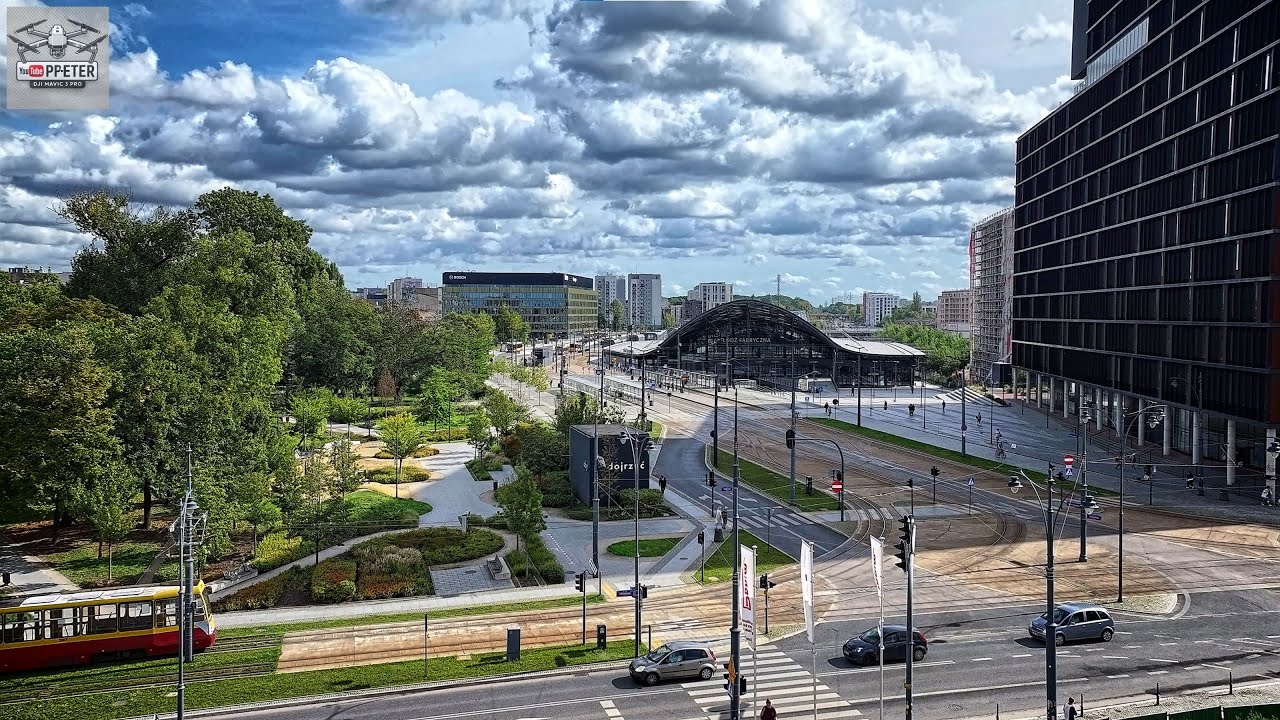 #18F ŁÓDŹ BUDOWA TUNELU ŚREDNICOWEGO UL  KILIŃSKIEGO 17 09 2025 DRON