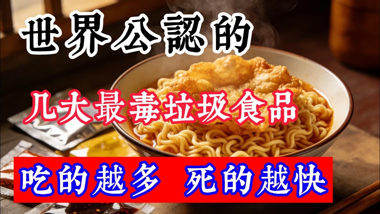 真的意想不到。營養學家公布10種最不健康食物！榜首你天天吃！比烟酒更毒！